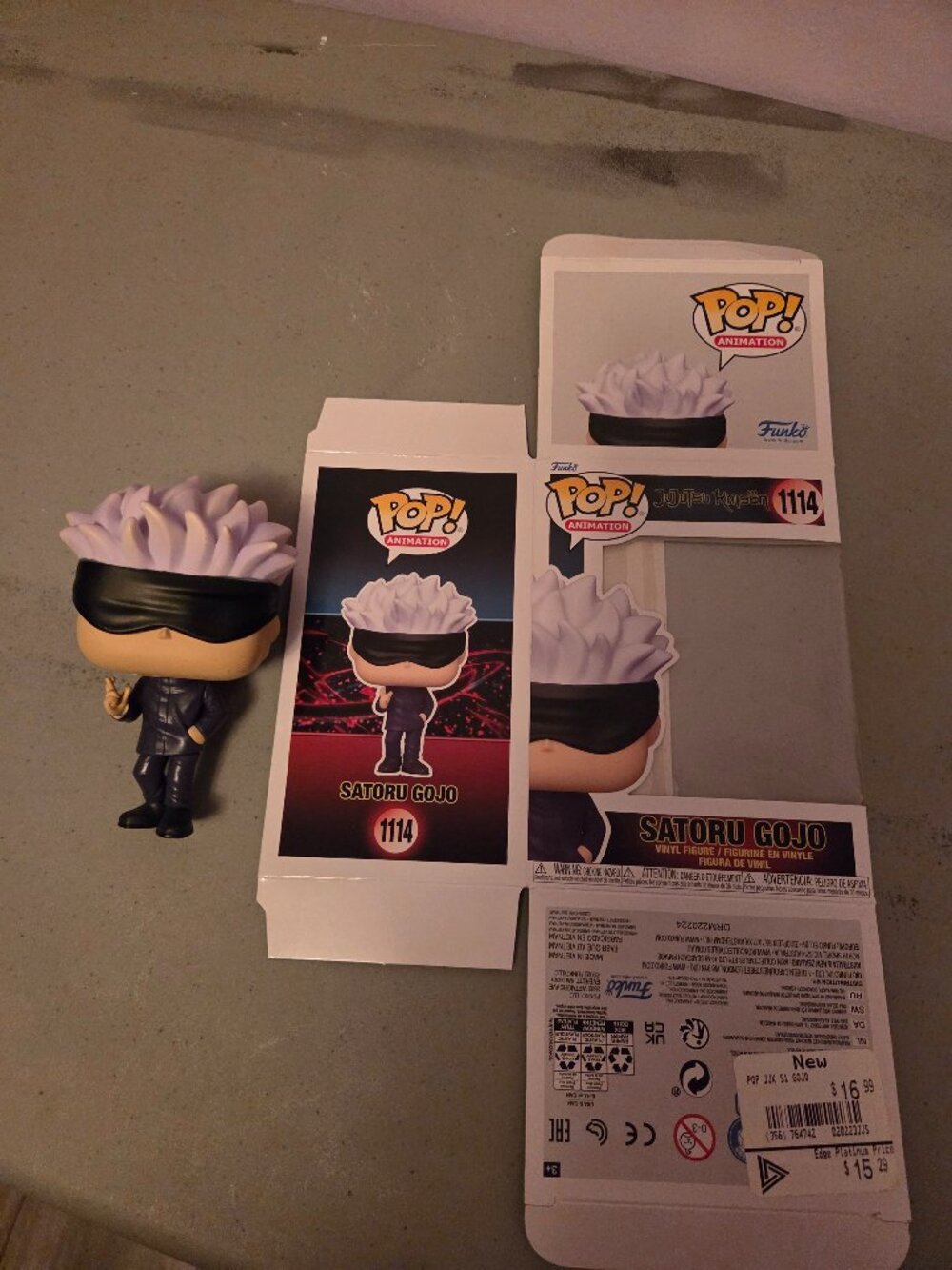 Satoru Gojo Jujutsu Kaisen pop figure